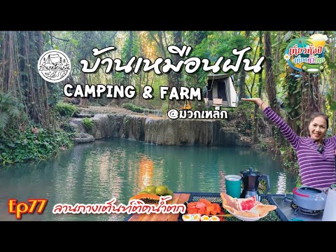 #บ้านเหมือนฝัน Ep77 บ้านเหมือนฝัน Camping & Farm  มวกเหล็ก สระบุรี ลานกางเต็นท์ติดลำธารและน้ำตก