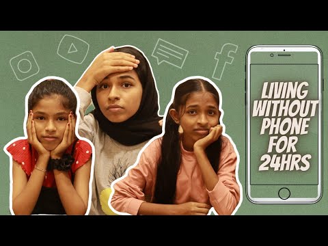 LIVING WITHOUT PHONE FOR 24 HOURS CHALLENGE|THE3SISTERS