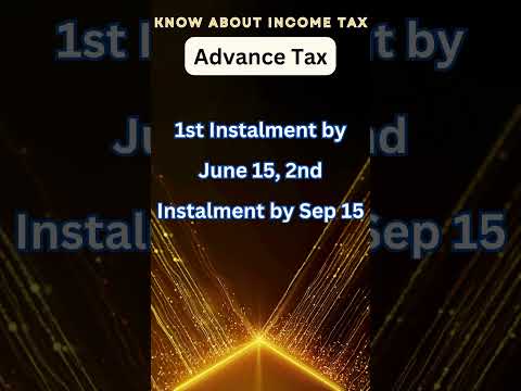 Advance tax | Know about Income tax|#incometax #taxfiling  #advancetax #charterdaccountant