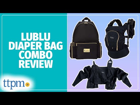 Diaper Bag, Baby Carrier, and Baby Wrap Combo from Lublu Review!