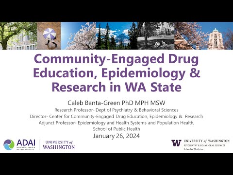 Community-Engaged Drug Education, Epidemiology & Research in WA State