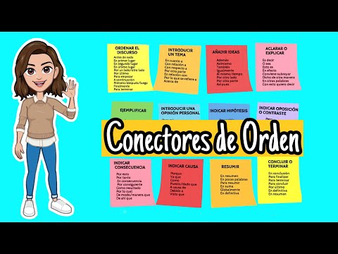 ✅​ LOS CONECTORES DE ORDEN | FUNCIÓN, TIPOS, EJEMPLOS