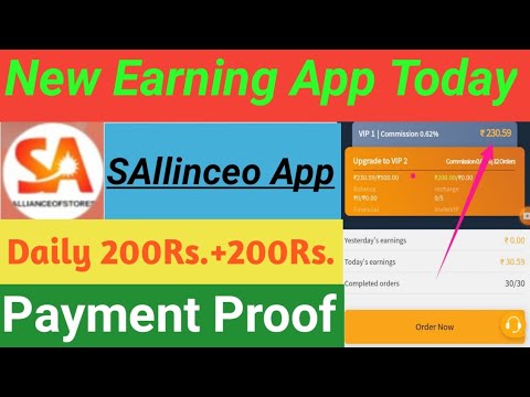 💥New Earning App SAllinnceo 2021🔥 SAllinceo App Payment Proof ✅ Today New Earning App 👍