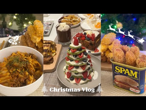 What I eat as a high school student during Christmas 🎄❄️ *cheat day + holiday recipes