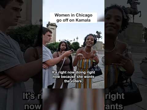 Women in Chicago go OFF on Kamala Harris 🔥