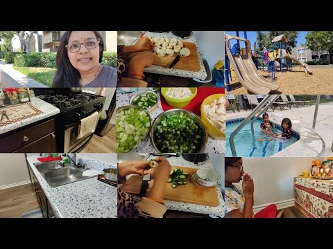 Kids Full Day Routine Vlog During Summer 🌞. Morning 🌄 Skin Care Routine. Hindi Mom Vlogger USA.