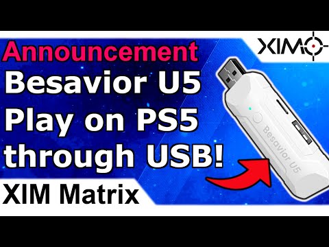 Besavior U5 - PS5 Compatibility Through USB - No More Remote Play For PS5 With Matrix, Nexus & Apex!