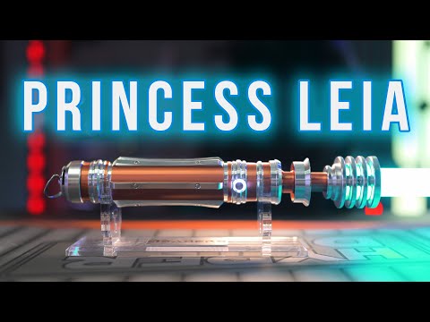 Affordable Star Wars Princess Leia Neopixel Lightsaber Unboxing (NSABERS)