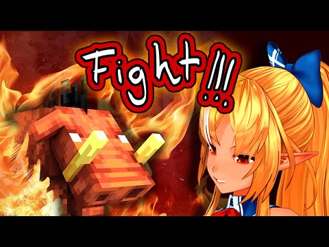 Flare sets the big bridge bacon on fire! [Shiranui Flare/不知火フレア]