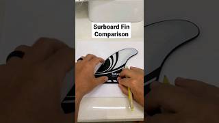 Comparing the new Sharp Eye Futures Fin to the Mayhem Futures Fin. #surfboard #surfing  #comparison