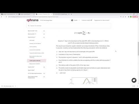 How to do calculation of Properties of Metal Nanoparticles using Absorbance Data from SpectroWorks™