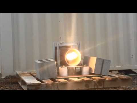 University of Cincinnati Hybrid Rocket Engine Test 2 Angle 1