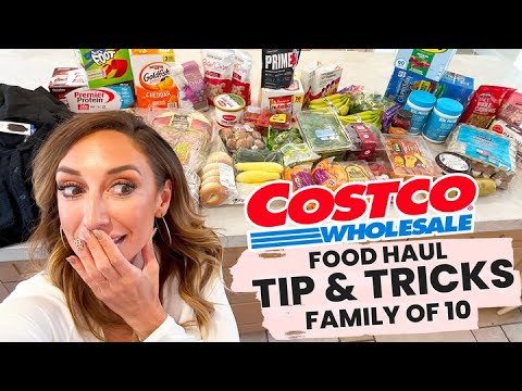 Costco haul for 8 kids! SECRET tips & hacks to shop on a BUDGET! | Jordan Page