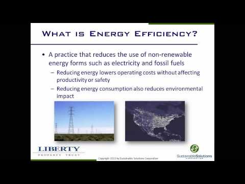 The Value of Energy Efficiency for Industrial/Warehouse Buildings Webinar June 26, 2013