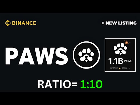 Paws Airdrop Important Task For Snapshot | Paws Listing Date Settled | Price & Withdraw Process |