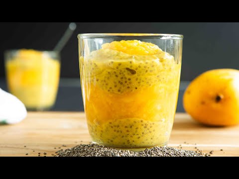 SO EASY --  MANGO CHIA SEED PUDDING