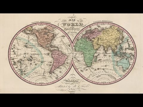 World Map (1842) Free Downloadable Image