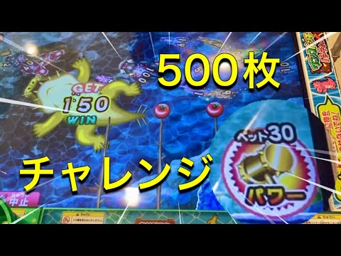 一撃30枚で勝負してみた。一気になくなる緊張感！　#メダルゲーム  #ゲームセンター  #ワニッコ