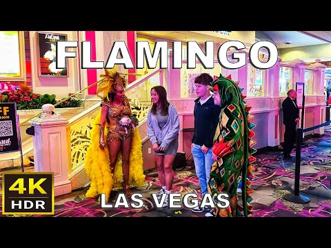 [4K HDR] Flamingo Las Vegas Walking Tour | February 2024