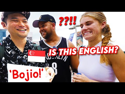 Foreigners SHOCKED at Singlish