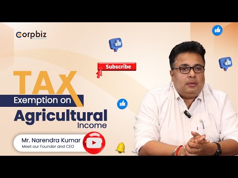 Tax Exemption on Agriculture Income|Section 10(1) of the Income Tax Act| Narendra Kumar