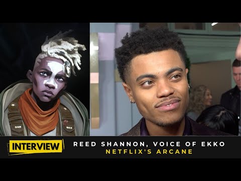 Reed Shannon, voice of Ekko, at the Netflix's Arcane Season 2 Premiere