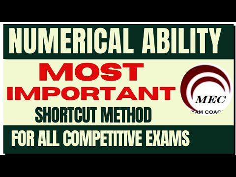 @MYEXAMCOACHING  | Numerical Ability| Dr. R Shankar | Quantitative Aptitude For  Competitive Exams