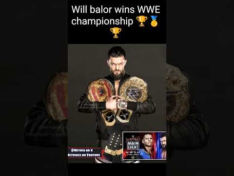 Fin balor WWE champion 🏆🏆??#finbalor #wweraw