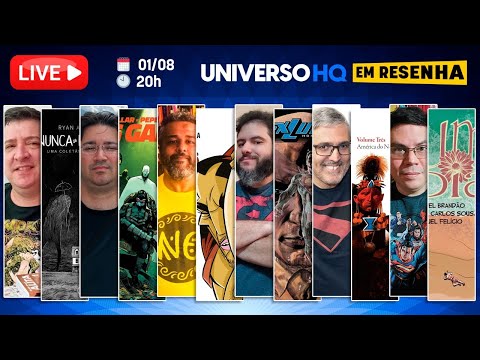 Com Daniel Miranda e André Pansera! Coleção Toppi, Nunca se Esqueça, Lex Luthor, Big Game e mais!