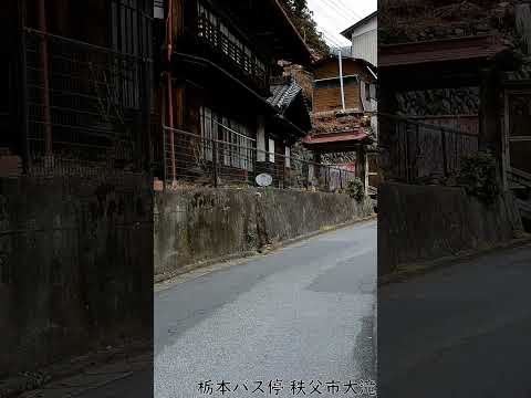 栃本バス停 秩父市大滝 2024/02 #Shorts#バス停