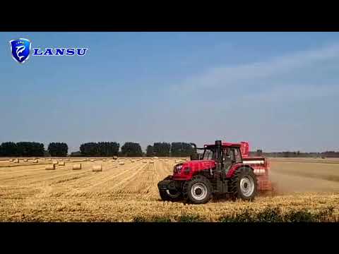 The pickup has a larger feeding space and the round baling speed is fast