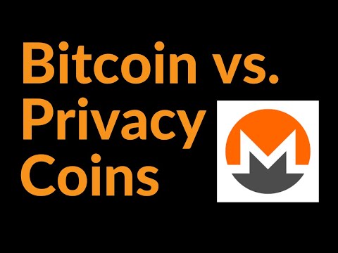 Bitcoin vs. Privacy Coins (Monero, Zcash)