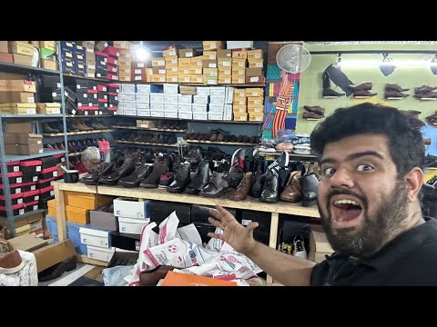 Branded Leather Shoes With Box | Export Surplus Genuine Leather Shoes Sale | Luxury Leather Slippers