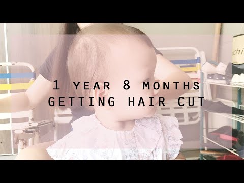 1 YEAR 8 MONTHS OLD DOU DOU GETTING HAIRCUT