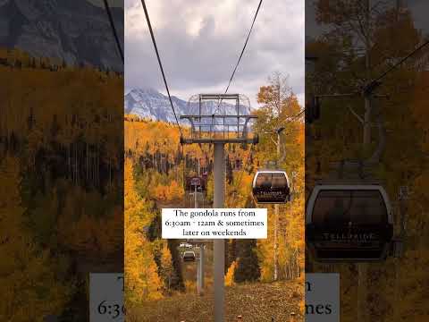 I still can’t believe this is free to ride in Telluride! 🤯