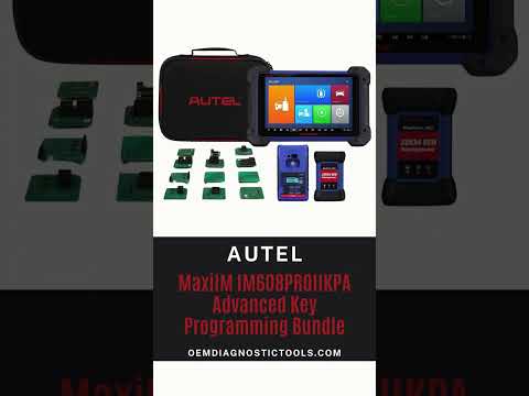 Autel IM608PROIIKPAOBD2 Diagnostics And Key Fob Programmer With JVCI Tool Bundle