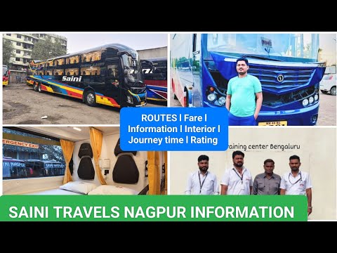 Saini Travels Nagpur Information l Ac Sleeper Buses l Fare l Routes l Rating l Nagpur to Pune