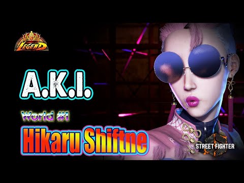 SF6 🔥Hikaru Shiftne (A.K.I.) World No.1 Aggressive Gameplay !🔥Best Ranked Match 🔥SF6 DLC Replays 🔥