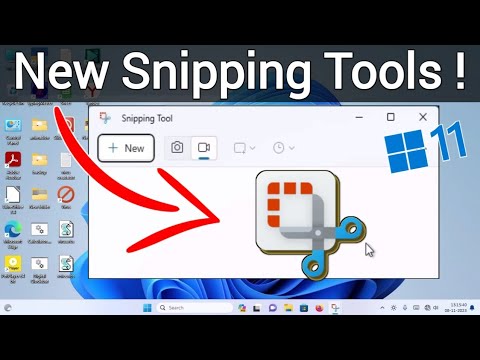 New Snipping Tools in Windows 11 With Screen Recorder !