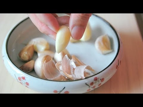 three ways to peel garlic