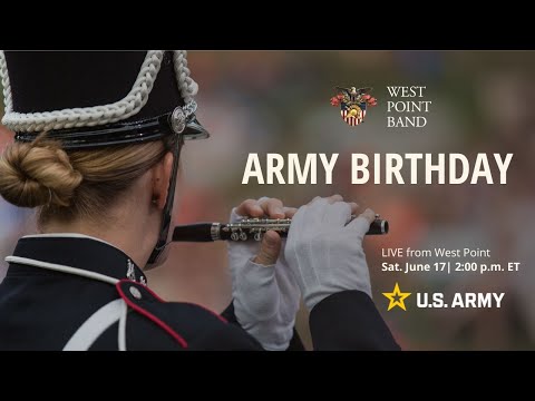 Army Birthday Celebration LIVE at West Point | West Point Band