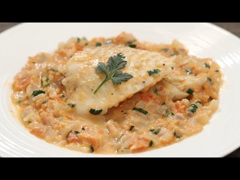 Excellent French! How to make flounder dugléré