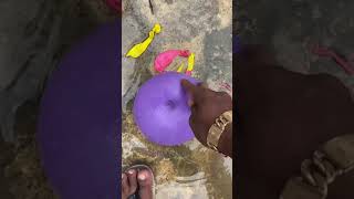 JUMPING ON WATER BALLOON TRICK! AMAZING BALLOON TRICK #short #Ep237