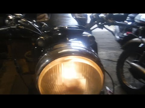 Royal Enfield Bullet 350 Asbo 42 has electrics charging again.