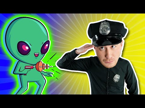 Policeman Helps from Aliens Zombie | Pikojam Kids Song