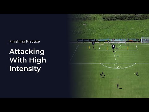 Attacking With High Intensity | Soccer Coaching Drill