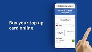 Skip the store, top up Canada online with MobileRecharge.com #recharge