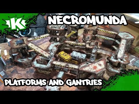 Necromunda Bulkhead Terrain - Platforms and Gantries