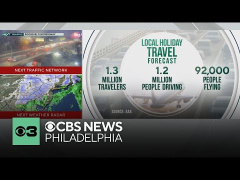 Rough weather kicks off travel rush throughout Philadelphia region