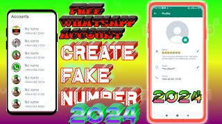 How To Create Fake Whatsapp Account || Fake Numara Almak || Free Whatsapp Number 2024